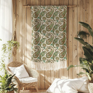 Couverture Polaire Earthy Paisley Blanket Style Boho pour une vie con