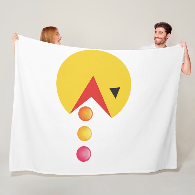 Couverture Polaire Eating Dot (En situation)