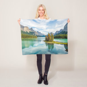 Couverture Polaire Eau Lac Maligne, Parc national Jasper, Canada