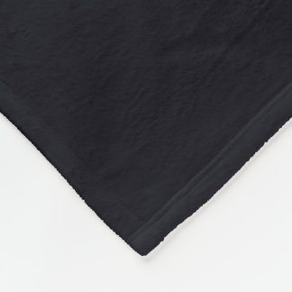 Couverture Polaire Ébène (Bleu Minuit Profond) Couleur Pleine