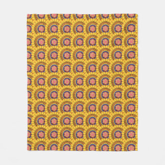 Couverture Polaire Éclat de soleil doré