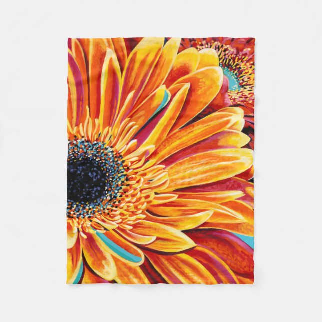 Couverture Polaire Éclats de couleur II (Devant)