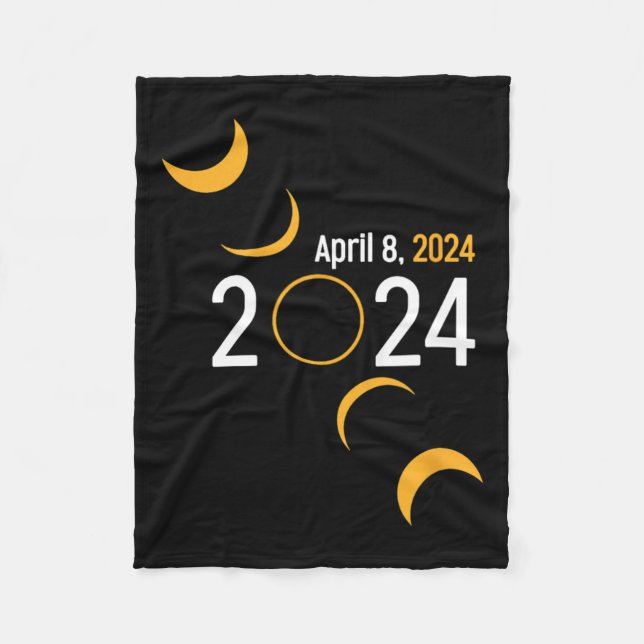 Couverture Polaire Éclipse solaire 2024 (Devant)