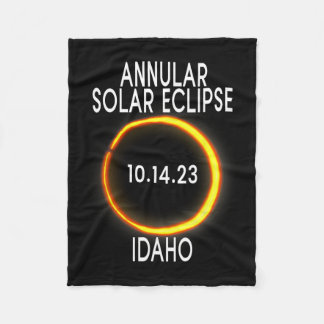 Couverture Polaire Éclipse Solaire Annulaire T - Idaho