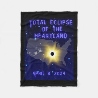 Couverture Polaire Éclipse Totale Du Coeur - Éclip Solaire Total