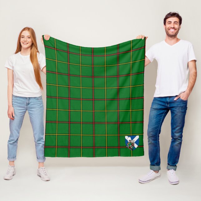 Couverture Polaire Ecosse tribu de Mar Tartan Plaid (En situation)