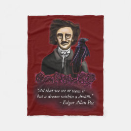 Couverture Polaire Edgar Allan Poe, Dark Academia