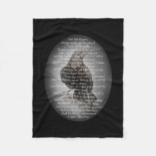 Couverture Polaire Edgar Allen Poe Le Poème Du Corbeau