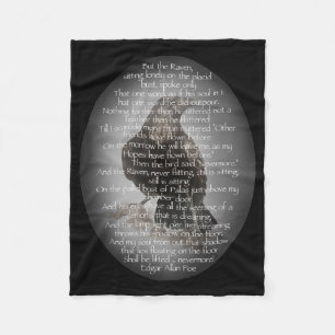 Couverture Polaire Edgar Allen Poe Le poème Halloween Raven