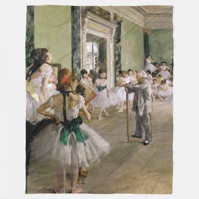 Couverture Polaire Edgar Degas - Classe Danse (Devant)