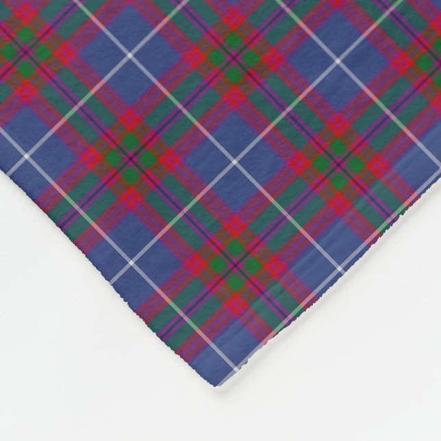 Couverture Polaire Edimbourg Scotland District Tartan Fleece Blanket (Coin)