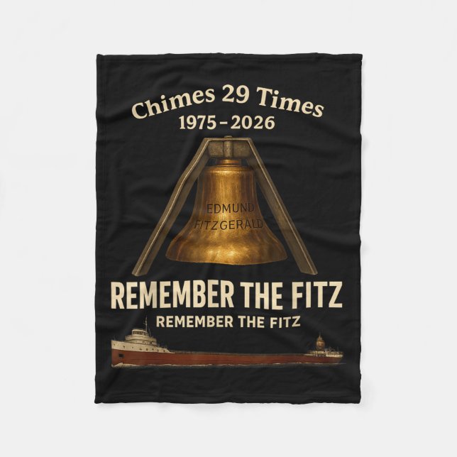 Couverture Polaire Edmund Fitzgerald, Remember The Fitz Great Lakes M (Devant)