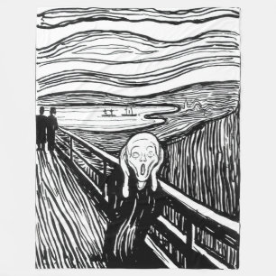 Couverture Polaire Edvard Munch - La lithographie de cri