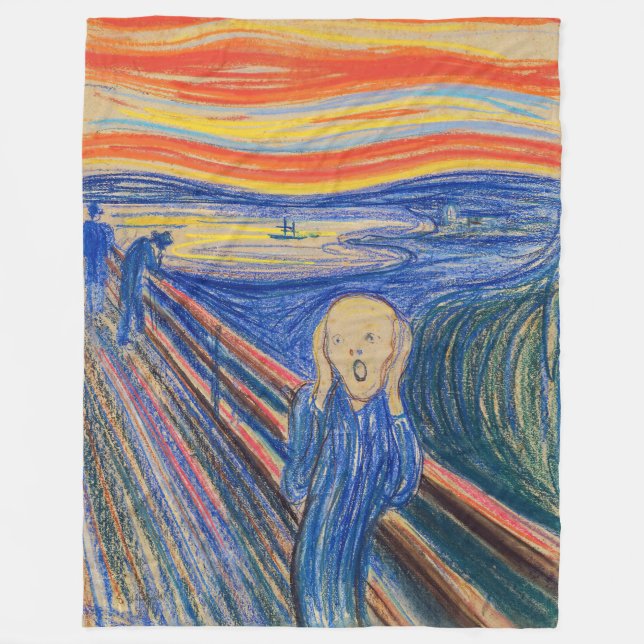 Couverture Polaire Edvard Munch - The Scream 1895 (Devant)