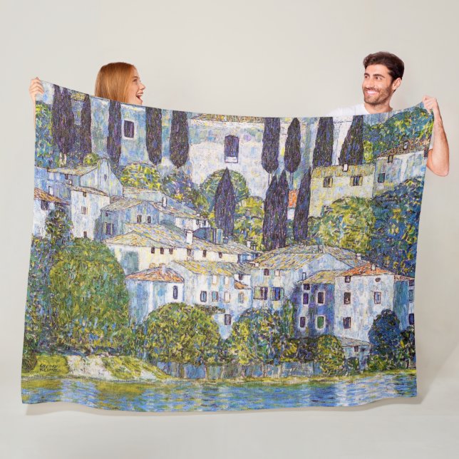 Couverture Polaire Église à Cassone, Gustav Klimt (En situation)