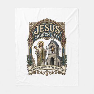 Couverture Polaire Église Jésus Bell Église Jésus Bell Chrétien Fait