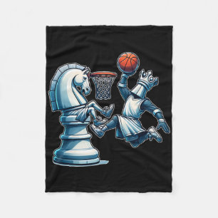 Couverture Polaire Elégant jeu d'échecs King Sketll