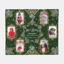 Élégant Joyeux Noël Famille Photo Collage
