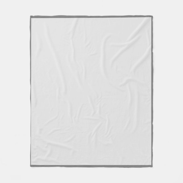 Couverture Polaire Élégant Motif géométrique gris argent (Devant)