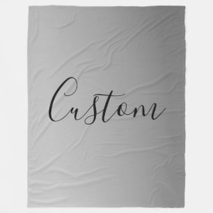 Couverture Polaire Élégant script moderne modifiable écriture de text