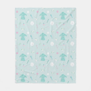 Couverture Polaire Élégant Spa avec design rose