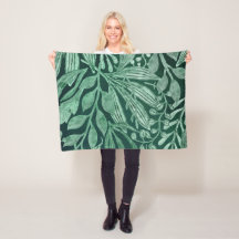 Elégante aquarelle Botanique Vert Feuille