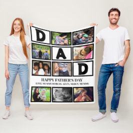 Couverture Polaire Élégante Personnalisation Bonne Fête des pères 9 P