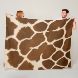 Couverture Polaire Elégante Vache Faux Cuir Collection populaire