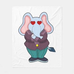 Couverture Polaire Éléphant comme marié avec costume.PNG