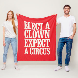 Couverture Polaire Élisez un clown, attendez un cirque anti Trump pol