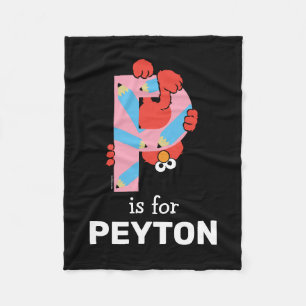 Couverture Polaire Elmo Alphabet Crayon P