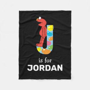 Couverture Polaire Elmo Alphabet   J Jelly Bean