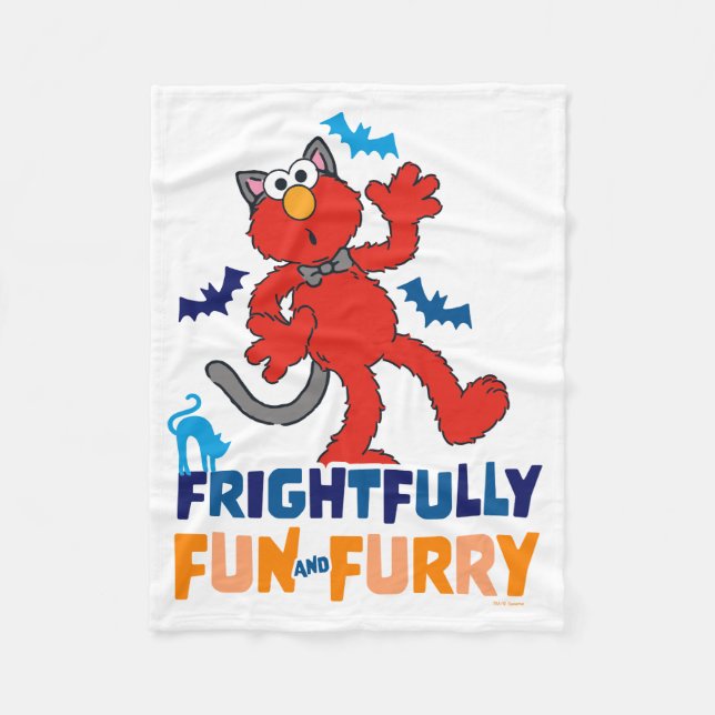 Couverture Polaire Elmo | Amusant et fureur (Devant)
