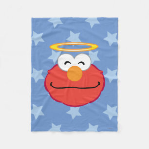 Couverture Polaire Elmo Smiling Face with Halo