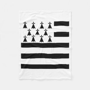 Couverture Polaire Emblème du drapeau breton