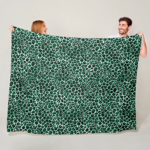 Couverture Polaire Emerald et Gold Safari Series Design 9