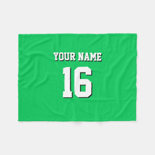 Couverture Polaire Emerald Green Sports Jersey Team Jersey