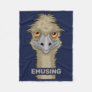 Couverture Polaire Emuser Funny Emu Pun