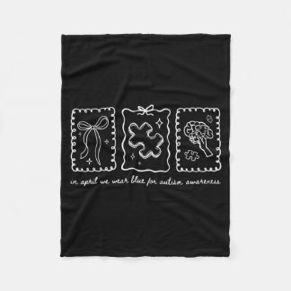 Couverture Polaire en avril Porter du bleu pour la sensibilisation à 