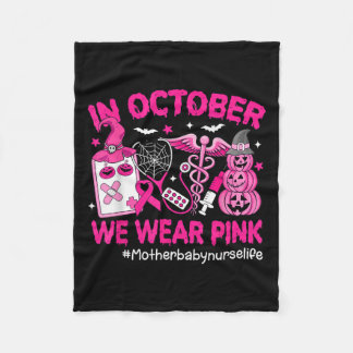Couverture Polaire En Octobre Nous Portons Rose Mère Bébé Infirmière 