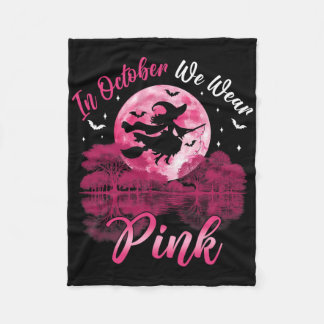 Couverture Polaire En Octobre Nous Portons Une Sorcière Rose Cancer d