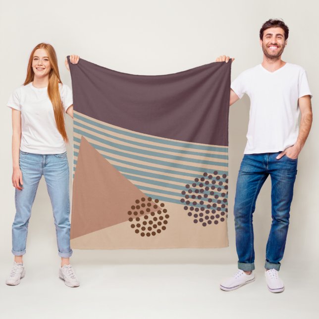 Couverture Polaire Encore une Abstraite du milieu du siècle (En situation)