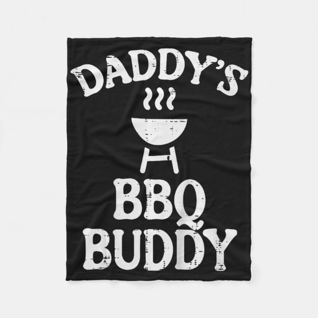Couverture Polaire Enfants Daddys Bbq Buddy Cute Barbecue Family Matc (Devant)