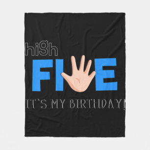 Couverture Polaire Enfants de 5 ans - Cool 5 ans Anniversaire de enfa