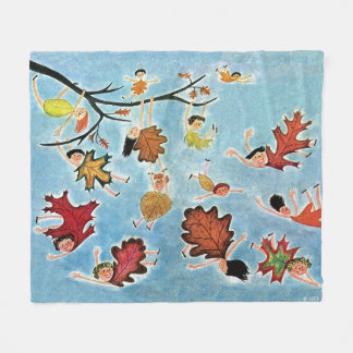 Couverture Polaire Enfants de feuille