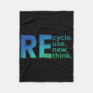 Couverture Polaire Enfants De l'environnement Activisme - Recycler Ré