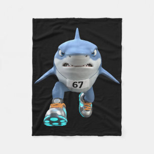 Couverture Polaire Enfants drôles 67 Meme Tralalero Tralala Coureur I
