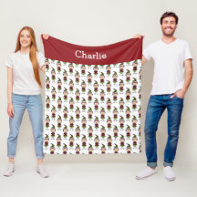 Enfants Mignonne Rouge Blanc Ajouter Un Nom Noël