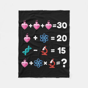 Couverture Polaire Énigme de mathématiques de science Saint-Valentin