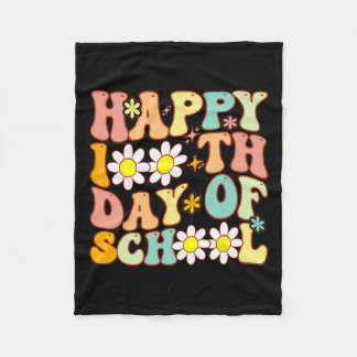Couverture Polaire Enseignant Enfants Retro Super 100 Jours Joyeux 10
